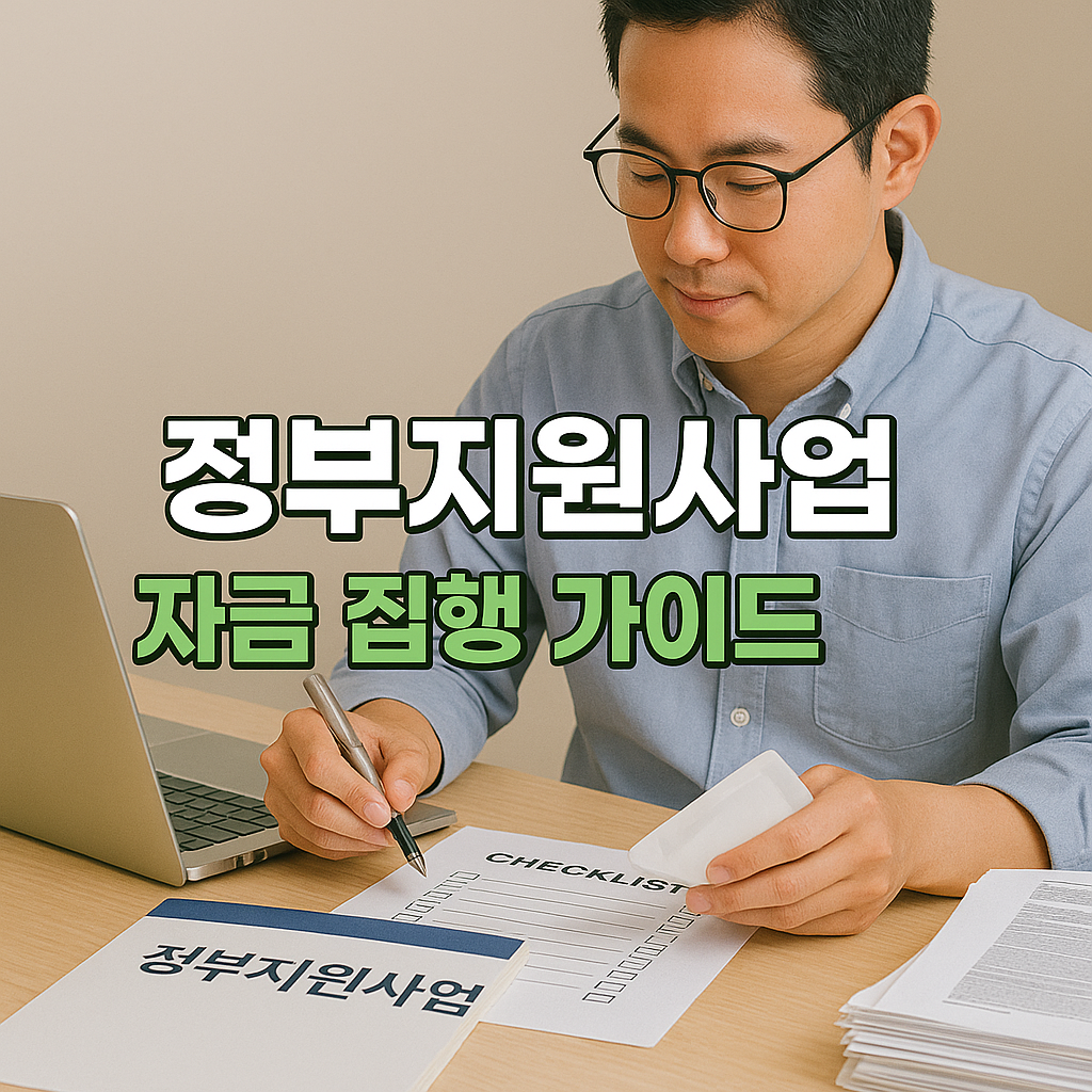 정부지원사업 자금 집행 가이드
