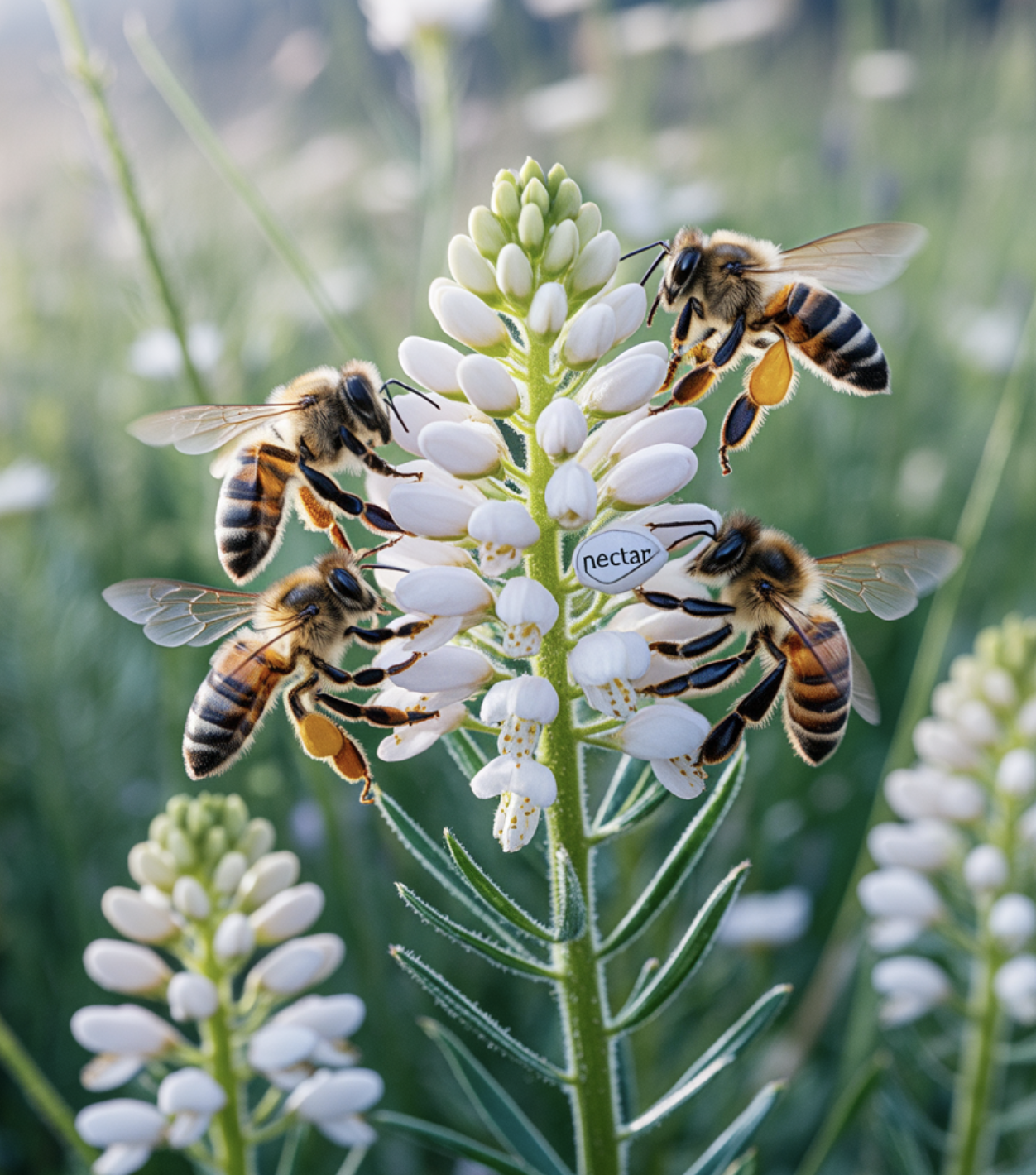 꿀과 꽃가루, 두 가지를 모두 주는 '뷔페'