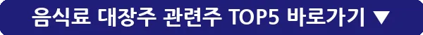 음식료 대장주 관련주 TOP5_13