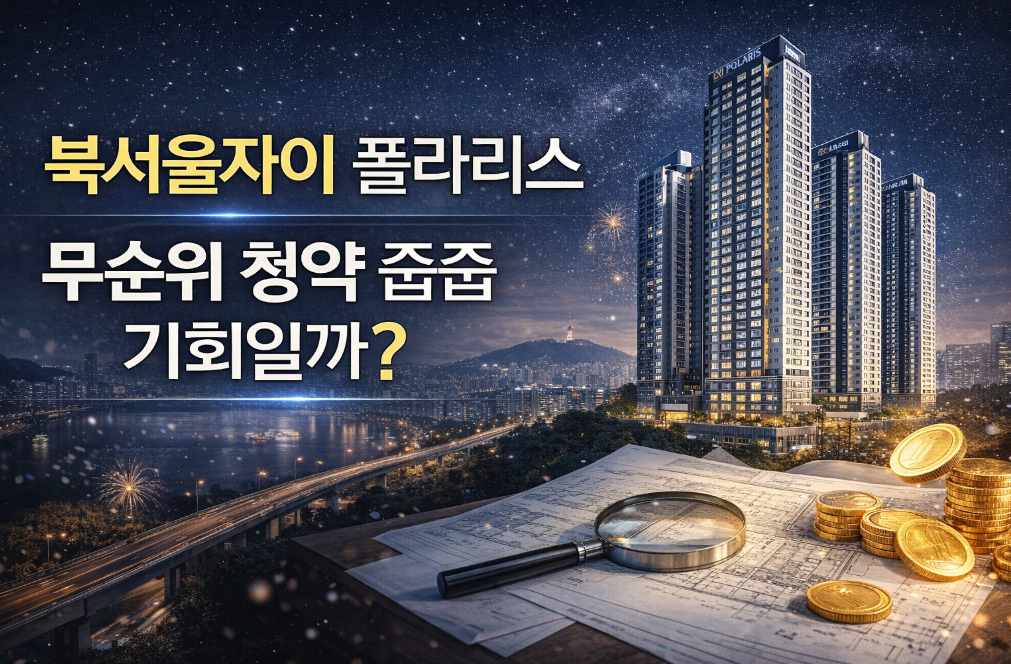 북서울자이 폴라리스 무순위 청약, 놓치면 후회하는 마지막 기회?