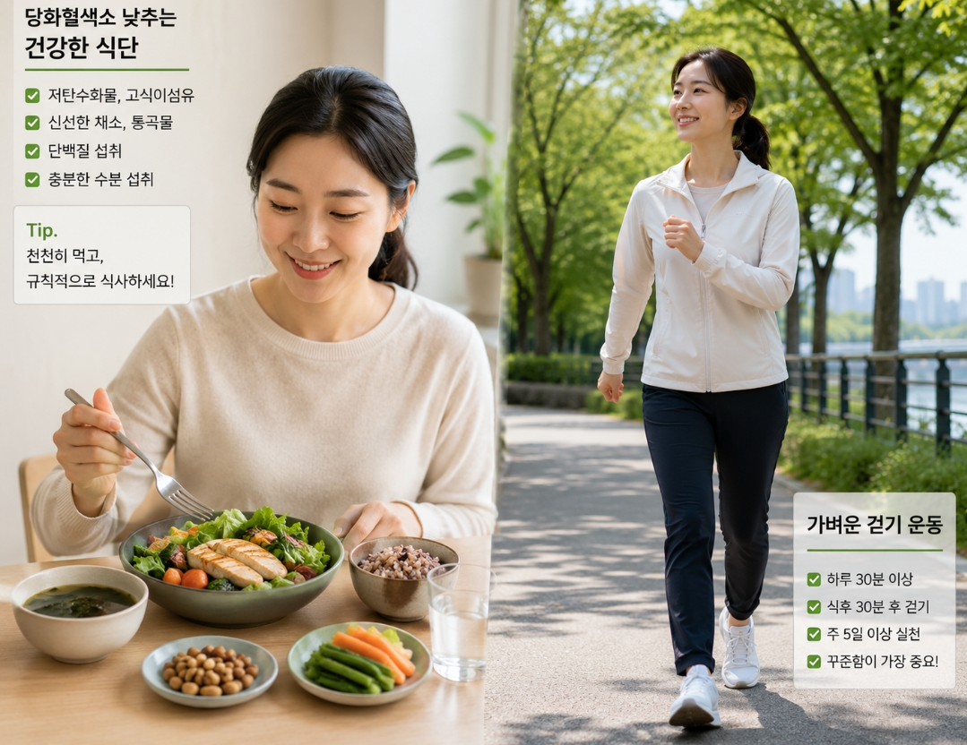 당화혈색소 낮추는 식단