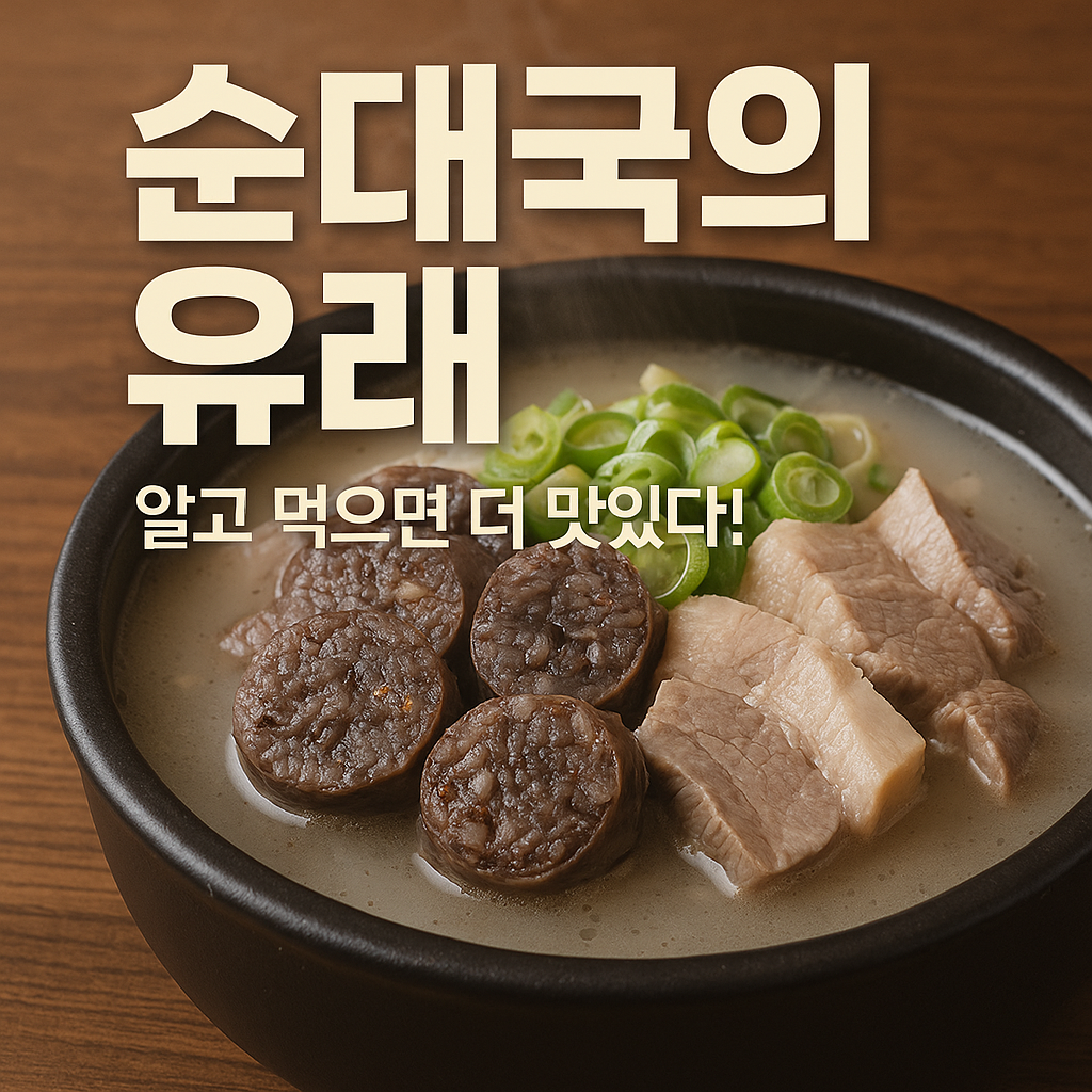 순대국의 유래, 알고 먹으면 더 맛있다!