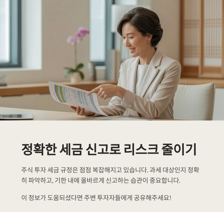 5월 종합소득세 신고 : 주식 투자자가 반드시 알아야 할 세금 포인트