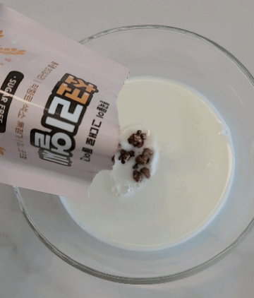 제로당우유에쏟기