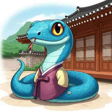 2025-청색-뱀띠해-참고-이미지