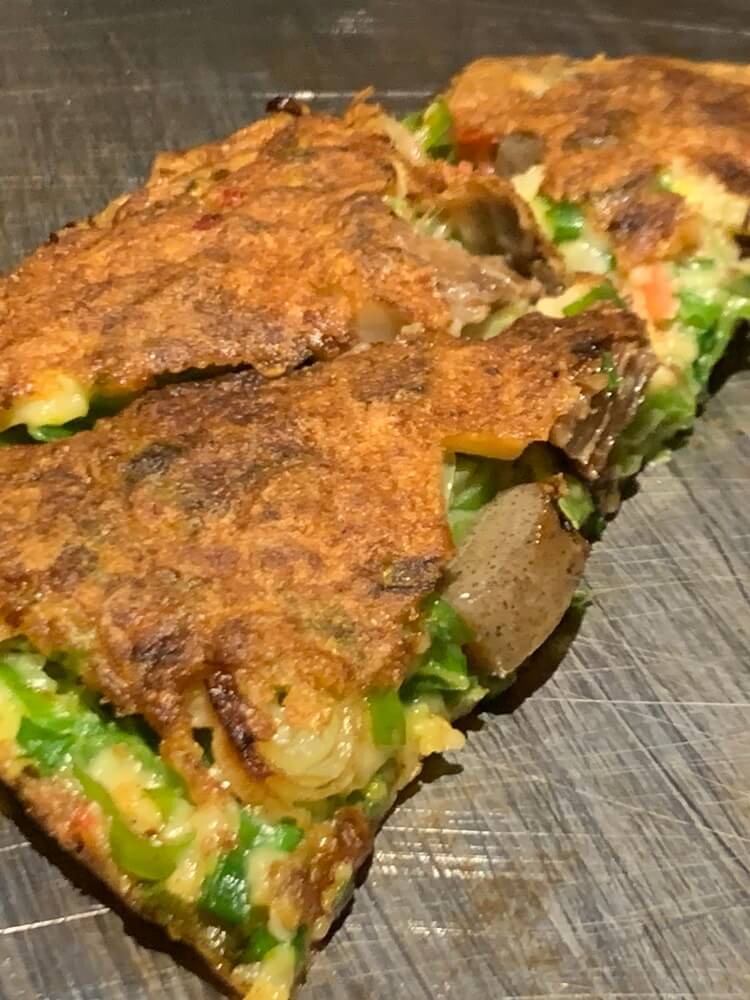 니기야키 단면