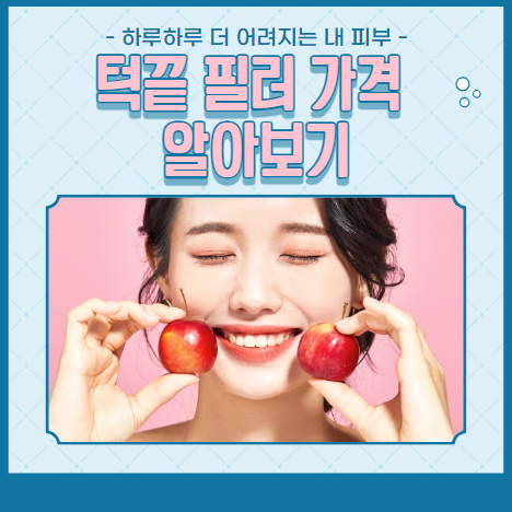 턱끝 필러 가격 알아보기