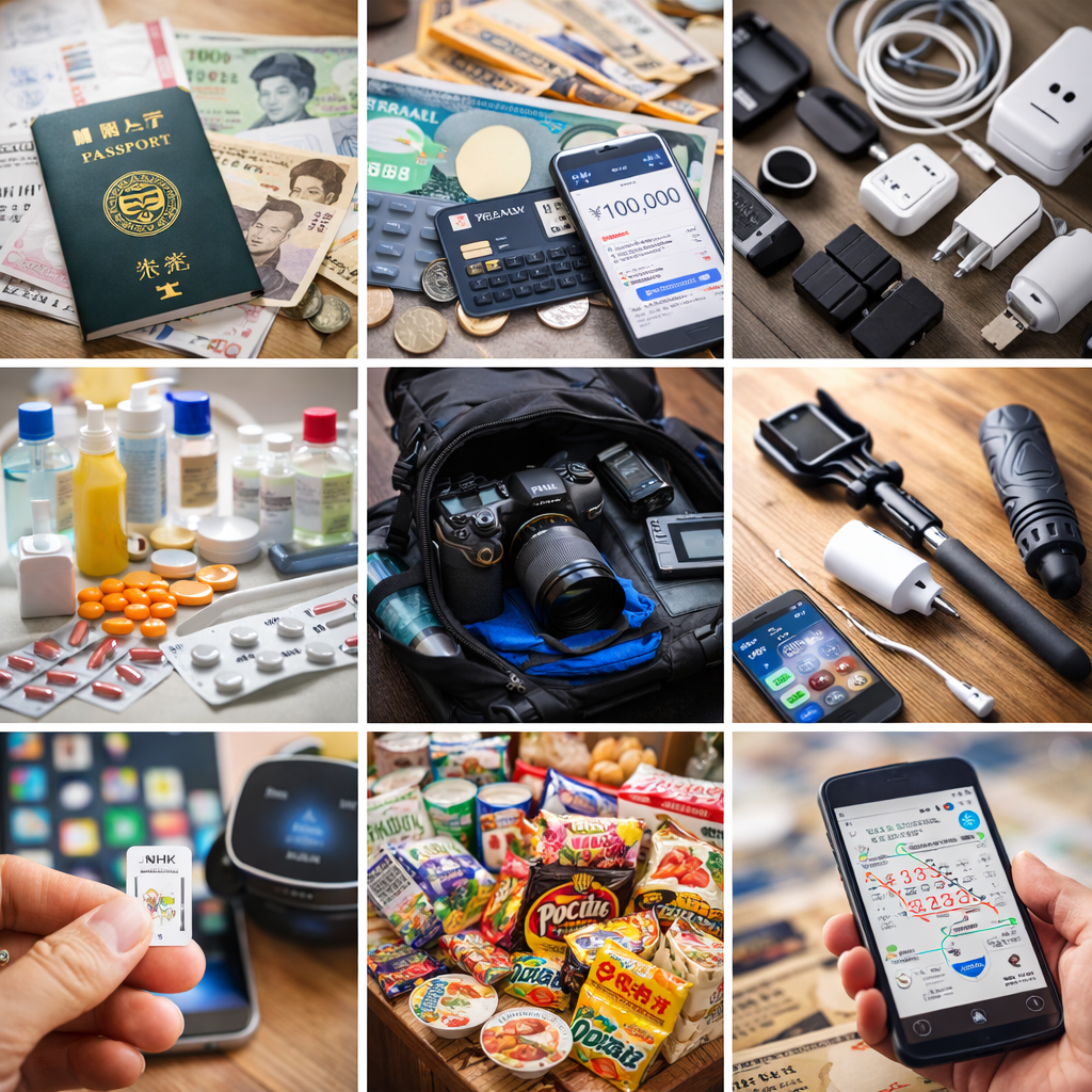일본 여행 준비물 리스트 꼭 챙겨야 할 10가지