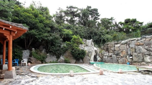 서울근교 사우나 온천 화성 율암온천 야외 온천탕