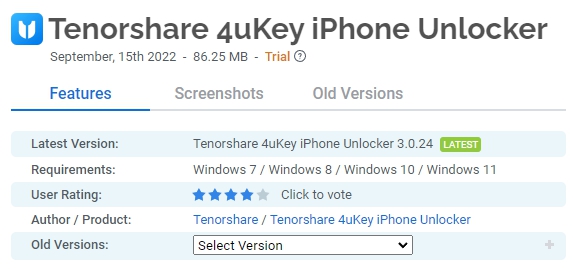 Tenorshare-4uKey-iPhone-Unlocker