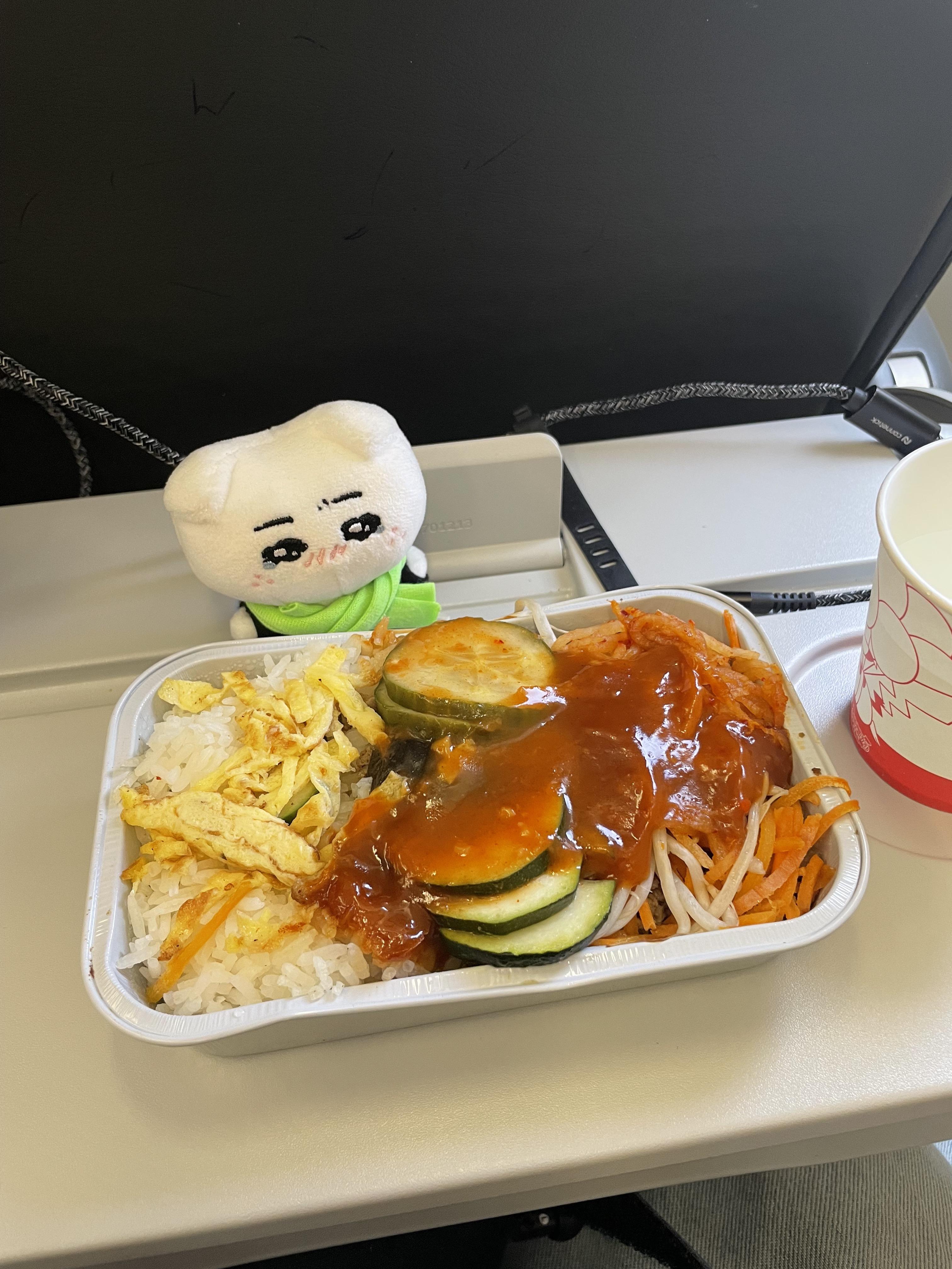 티웨이 기내식 비빔밥