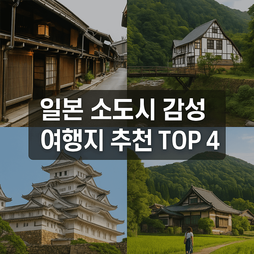 일본 소도시 감성 여행지 추천 TOP 4 썸네일 이미지