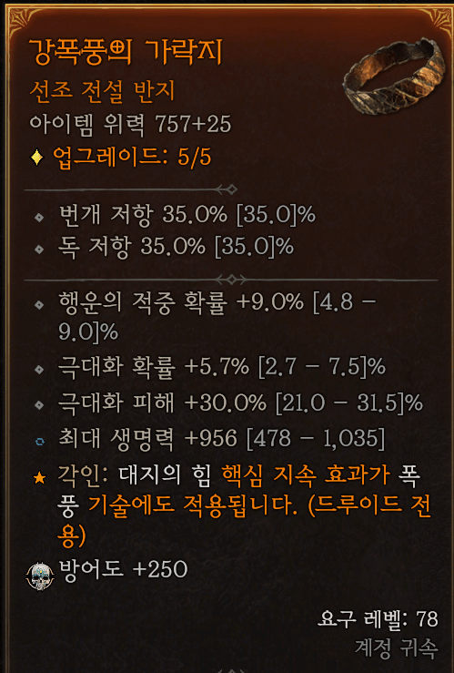 디아블로4 늑드루 빌드 회오리 위상 빌드 소개