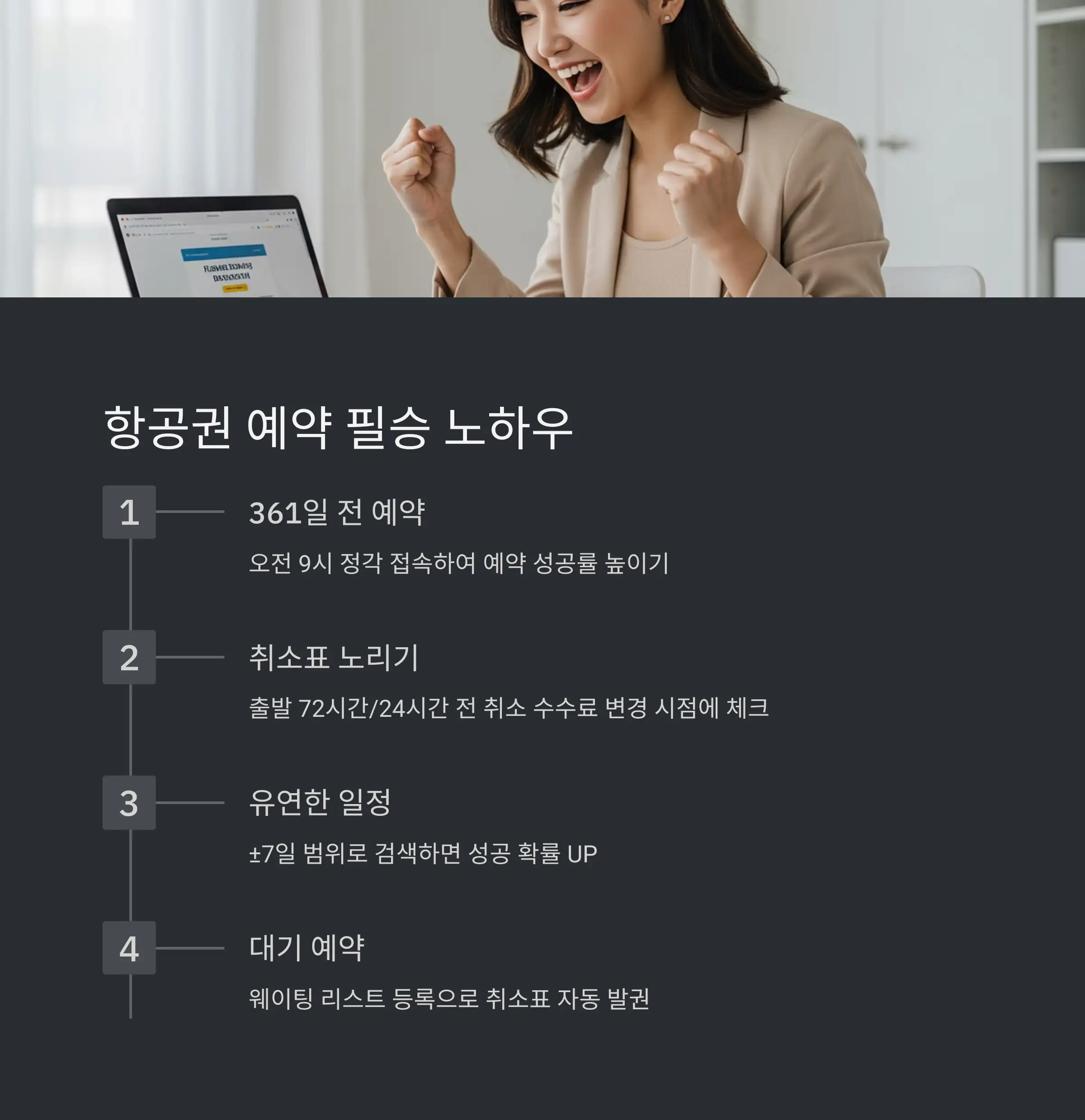 🎯 항공권 예약 필승 노하우