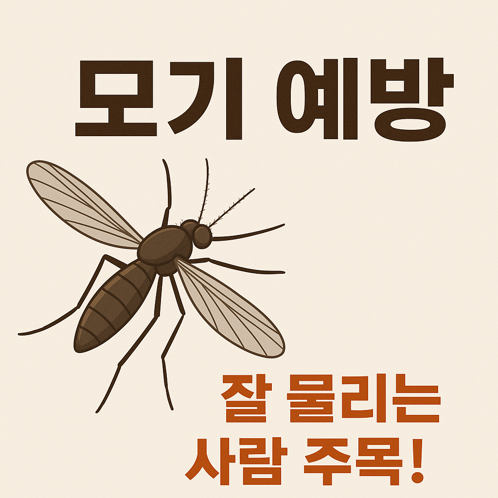 🔥 "왜 모기는 나만 좋아할까?" 여름철 모기 대처법 대공개!