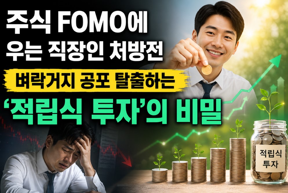 주식 FOMO에 우는 직장인 처방전: 벼락거지 공포 탈출하는 '적립식 투자'의 비밀