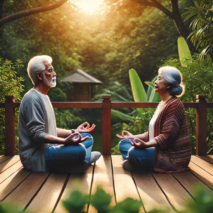 하루 10분 명상 노년기 정신건강에 미치는 영향