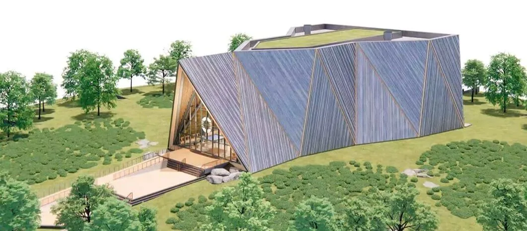 소형원전 관련주 오클로 SMR 발전소 조감도