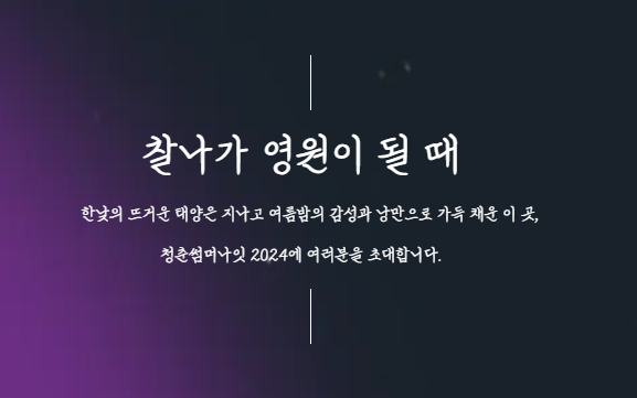 2024 청춘썸머나잇
