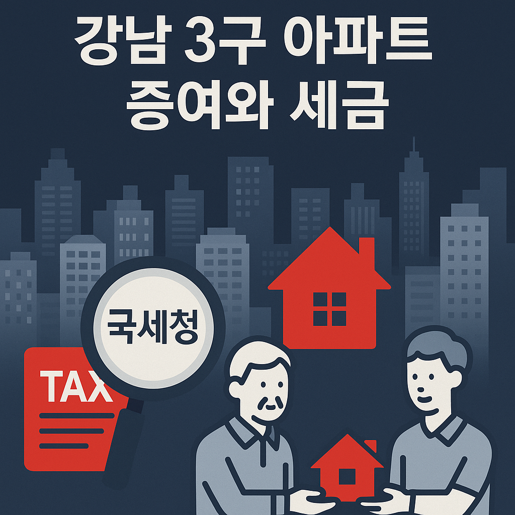 강남 부모들, 왜 지금 아파트 물려주나? 증여 열풍과 세금 리스크