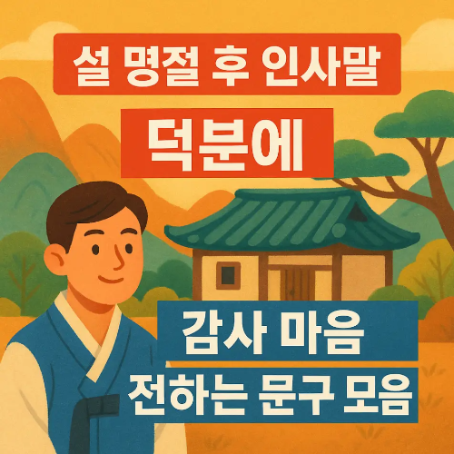 썸네일-설 명절 후 인사말