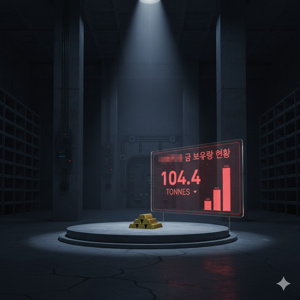 대한민국 금보유량 현황. 문제점