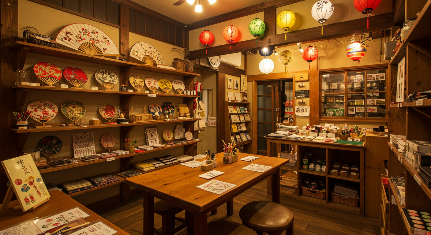 아사쿠사 골목에 위치한 작은 공방