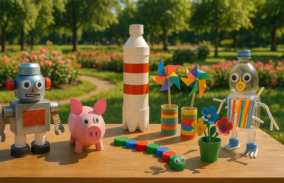 일회용품을 재활용한 DIY 작품들