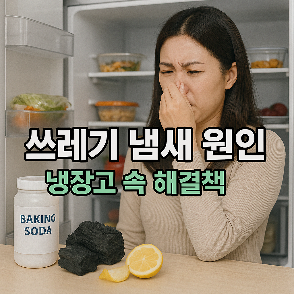 쓰레기 냄새 원인과 냉장고 속 해결책