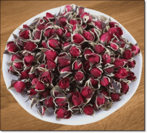 장미꽃 봉오리 차