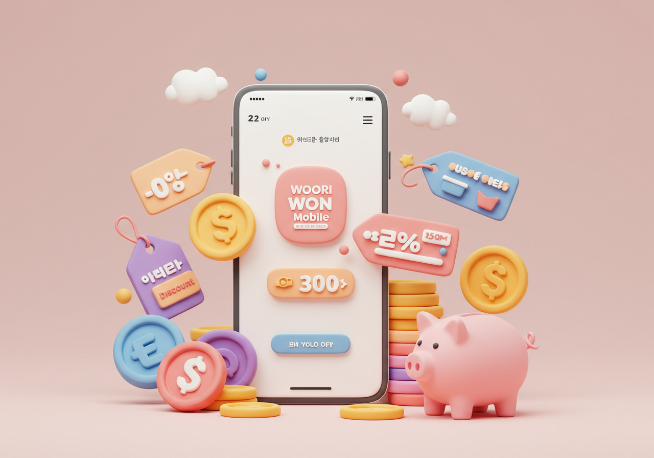 우리WON모바일 적금 꿀팁! 최고 7% 금리