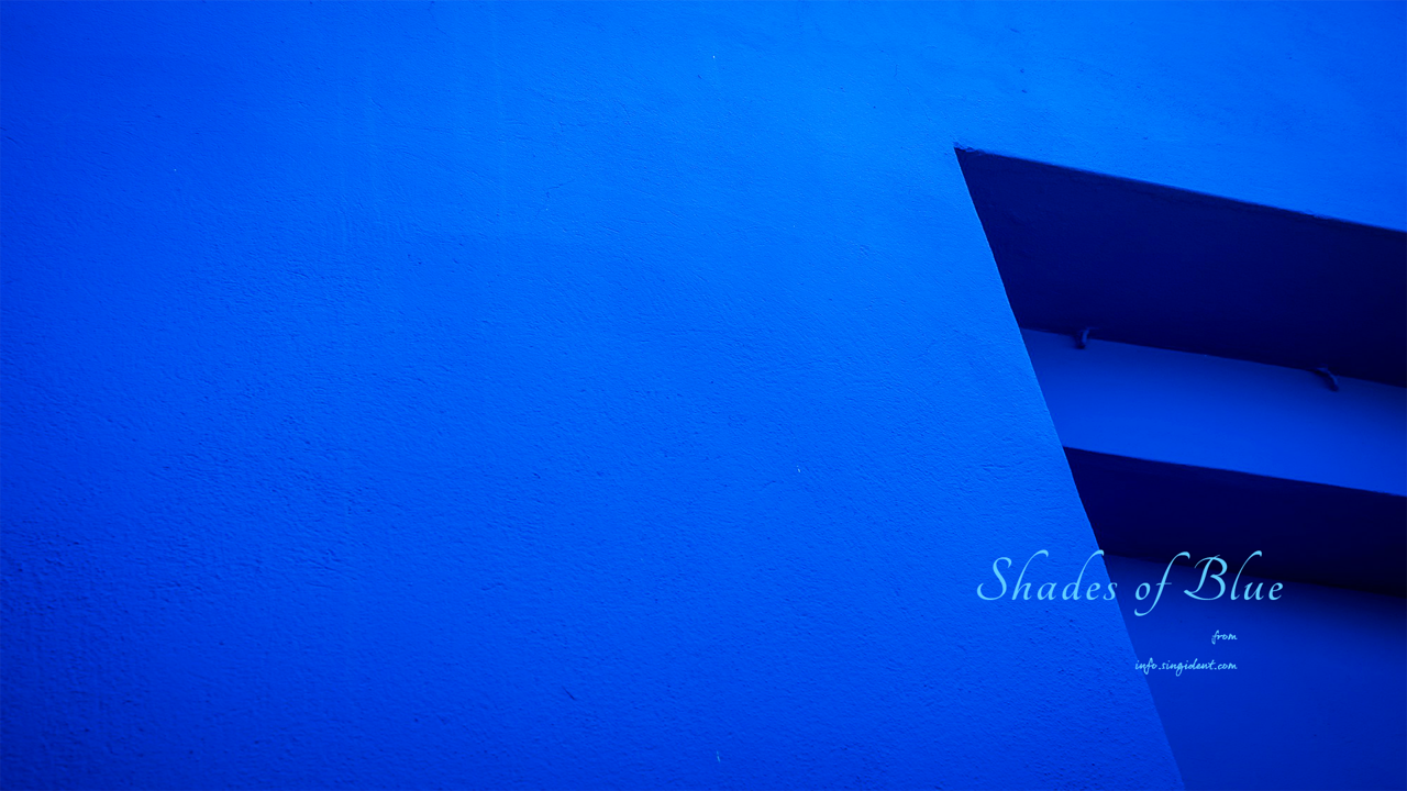 11 파란색 벽 C - Shades of Blue 파란색배경화면
