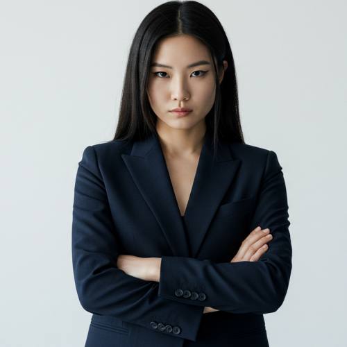 독립성 강한 이미지의 아시아 여성 사진