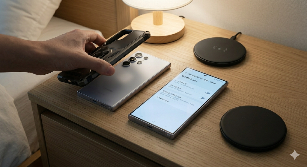 갤럭시 무선 충전 발열