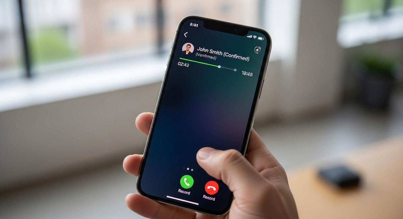 아이폰 통화녹음 상대방 확인