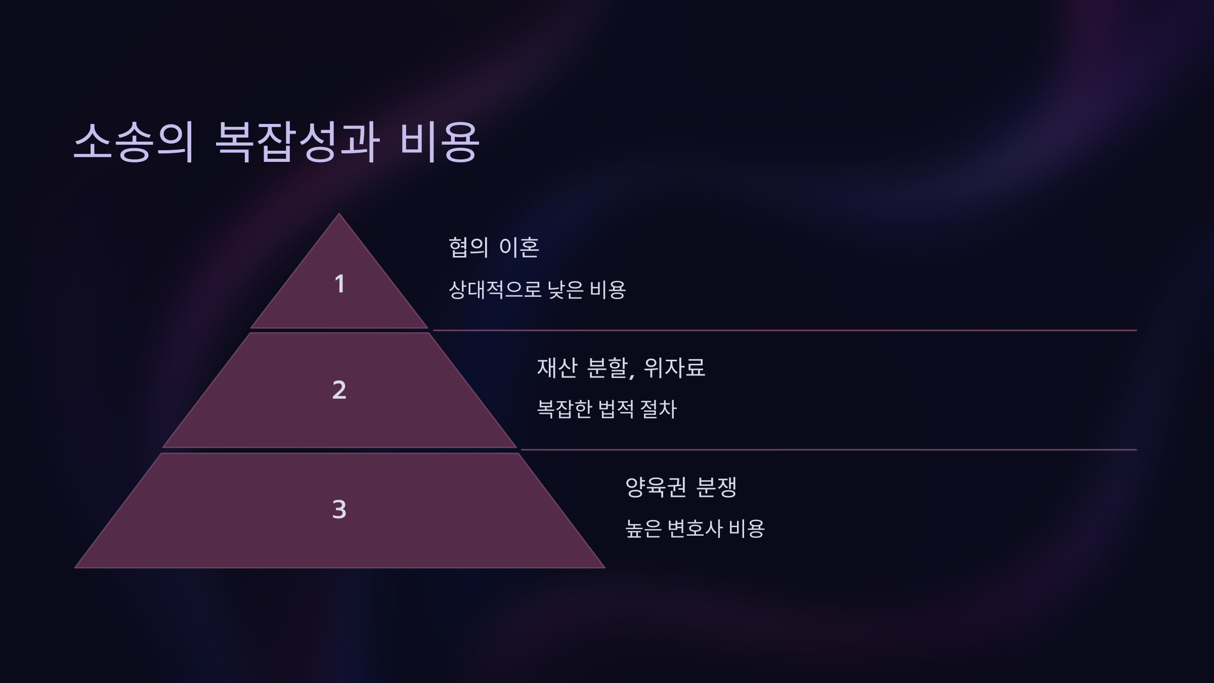 소송의 복잡성과 비용
