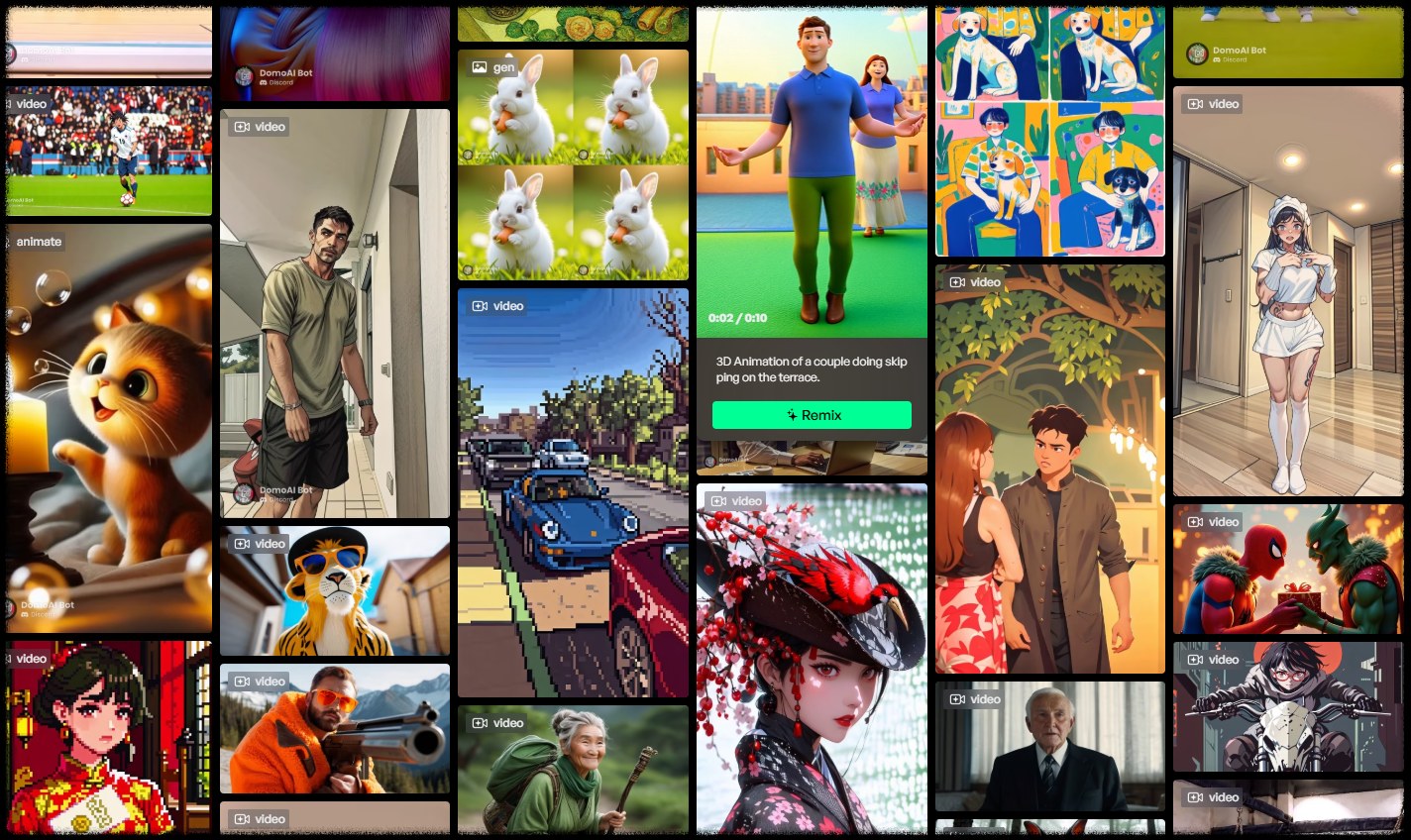 드라마 짤 영상, 애니메이션 캐릭터 모션 변환하는 방법 (Domo AI 활용법) AI로 밈 영상을 애니메이션 변환 지브리 스타일