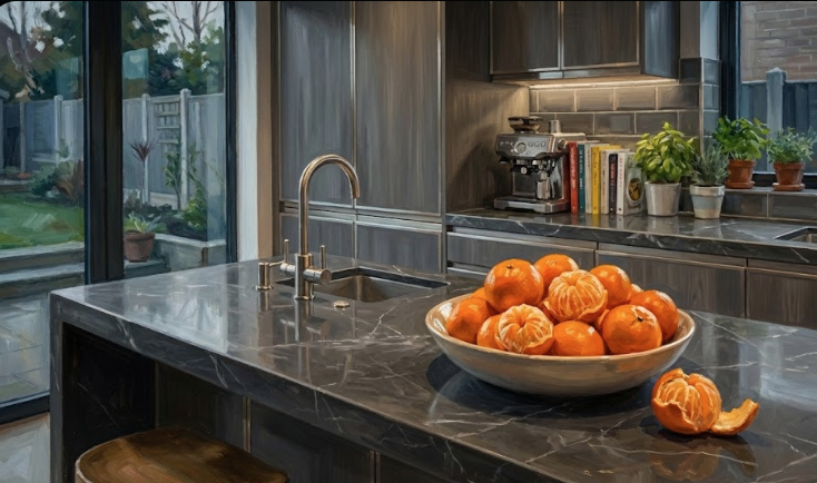 프리미엄 주방 인테리어와 귤 껍질 음식물 쓰레기 분리배출 방법