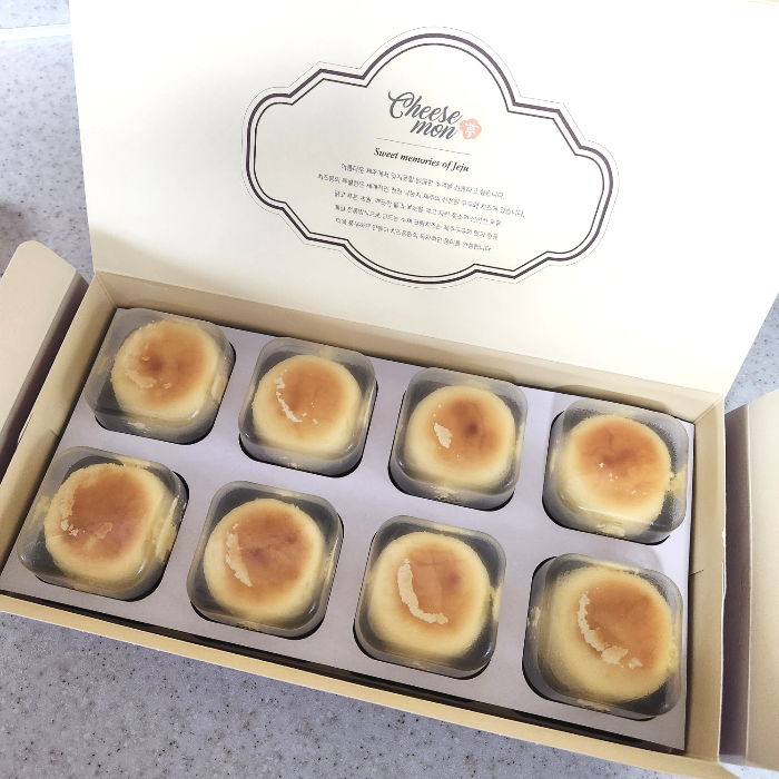 개별 포장되어있는 치즈케이크