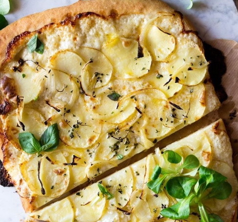 한국의 감자 요리 포테이토 피자