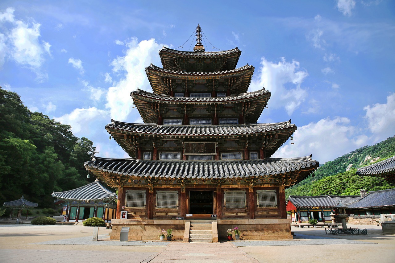 속리산 법주사 사진