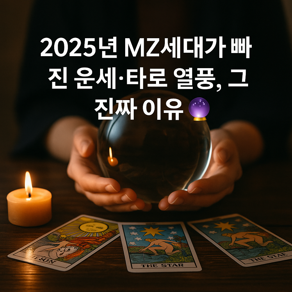 MZ세대의 무속 트렌드 분석운세·타로