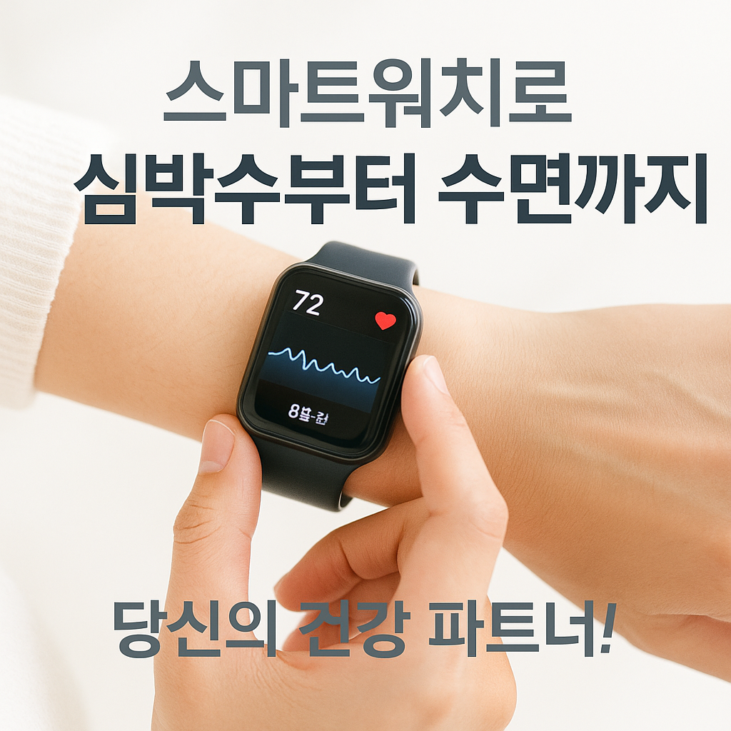 [1편] 스마트워치로 심박수부터 수면까지 관리하는 꿀팁
