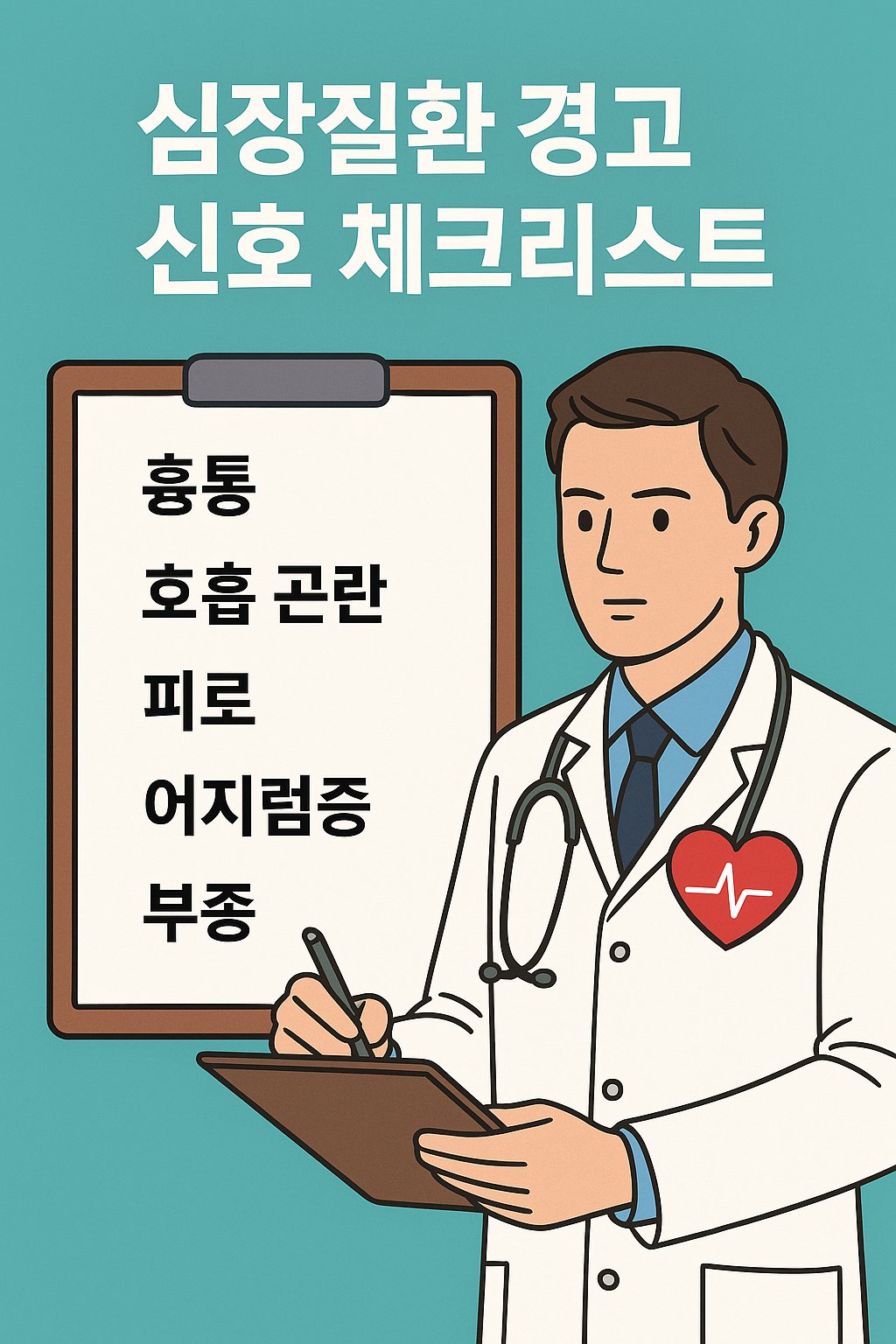 심장질환 경고 신호 체크리스트