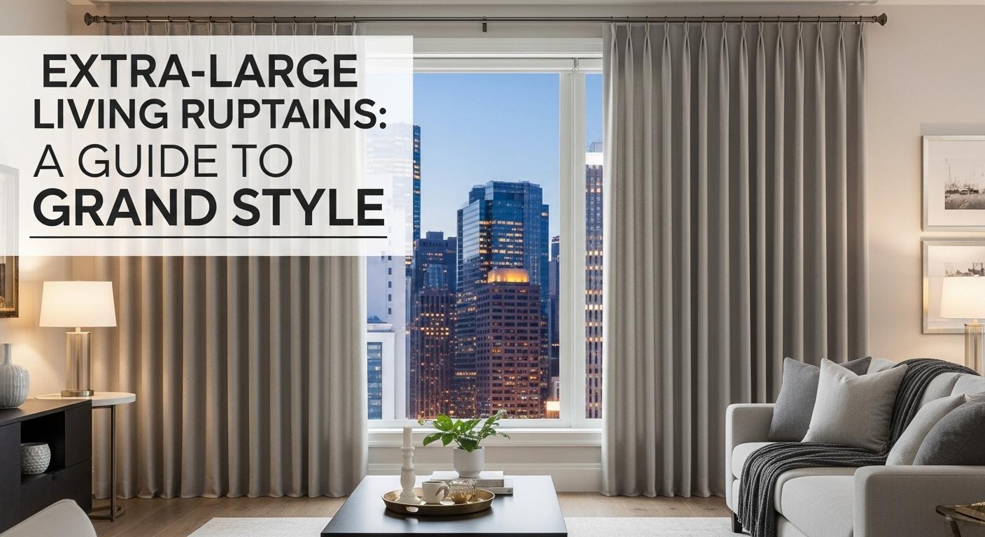 거실 커튼 특대형