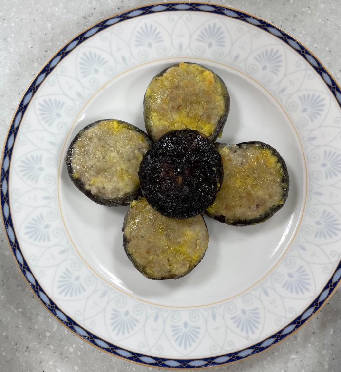 한식조리기능사 실기시험 준비 - 표고전 - 완성 작품