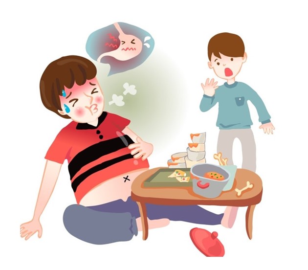 과식 관련 사진