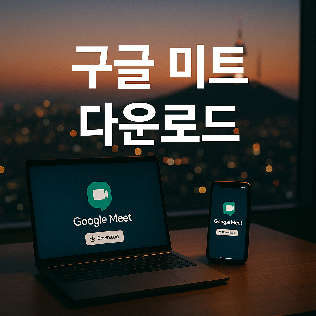 구글 미트 다운로드