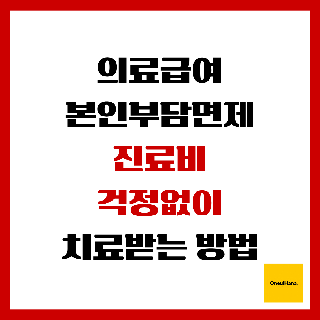 의료급여본인부담면제