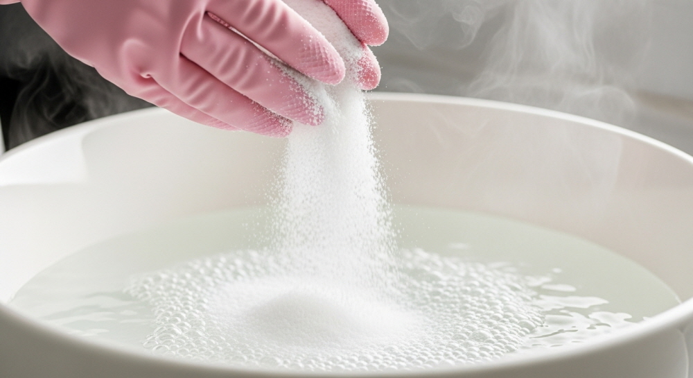 흰옷 누런때 지우기